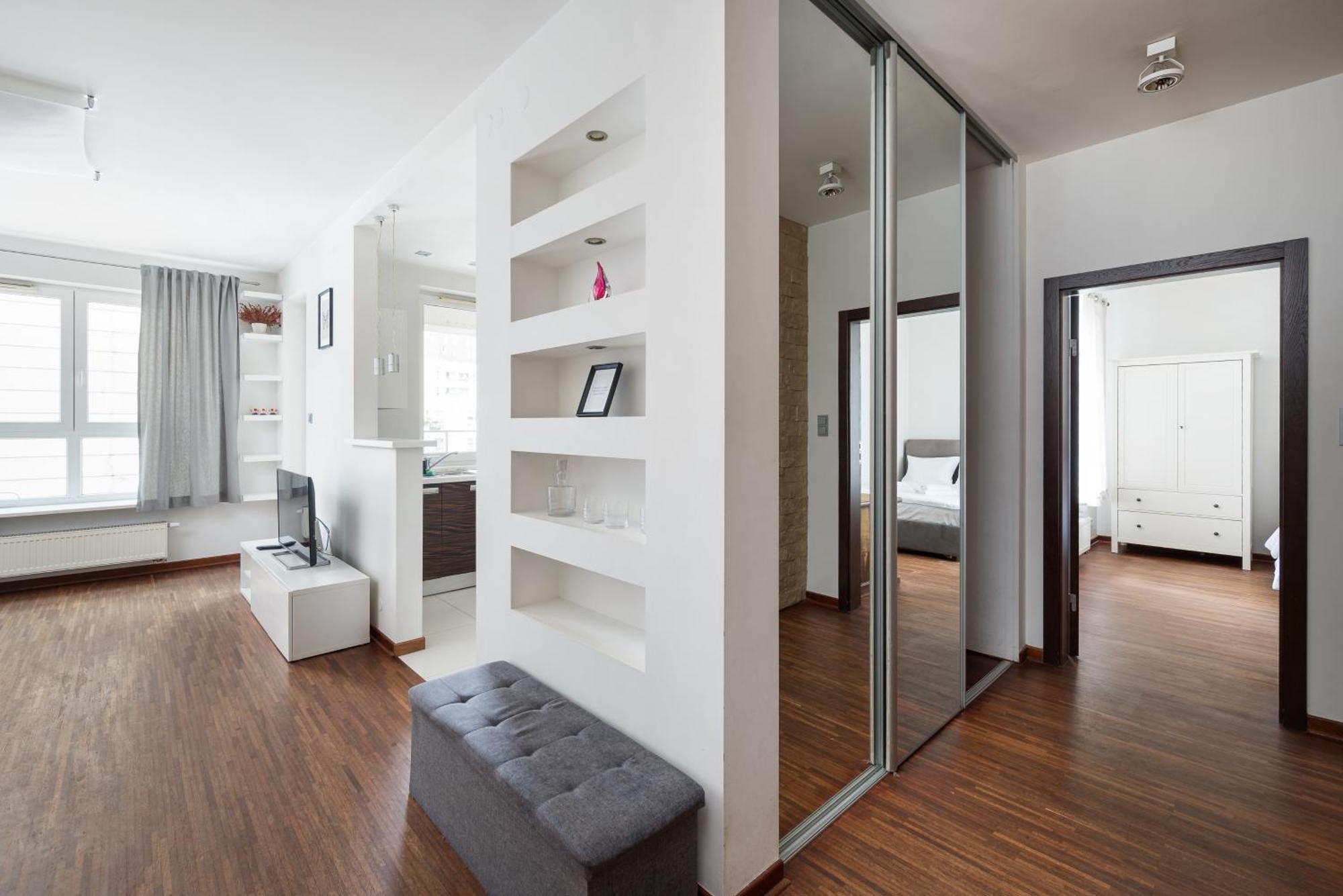 ורשה Stawki Pleasant Apartment מראה חיצוני תמונה