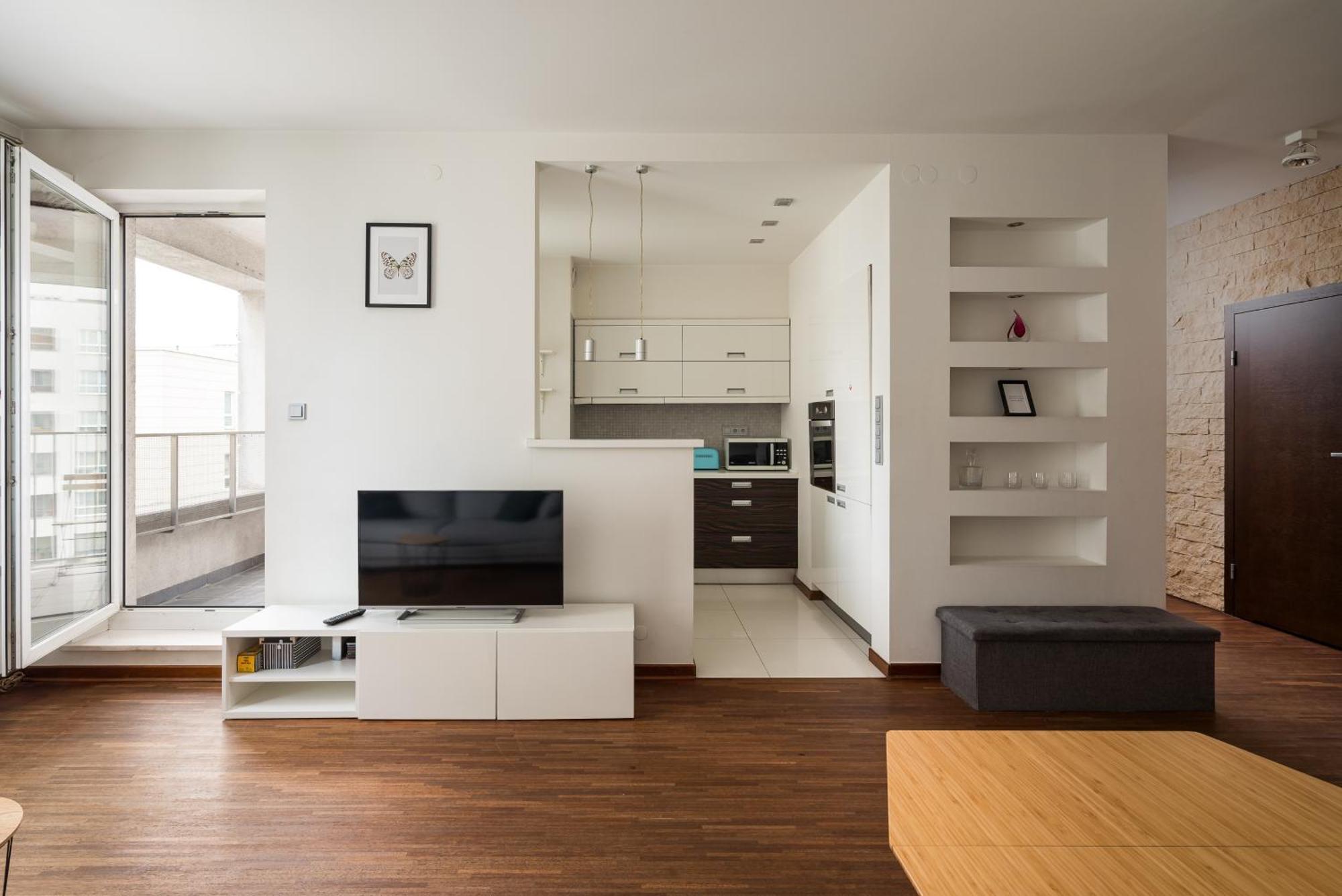 ורשה Stawki Pleasant Apartment מראה חיצוני תמונה